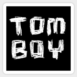 Tomboy Hand Lettering Sticker